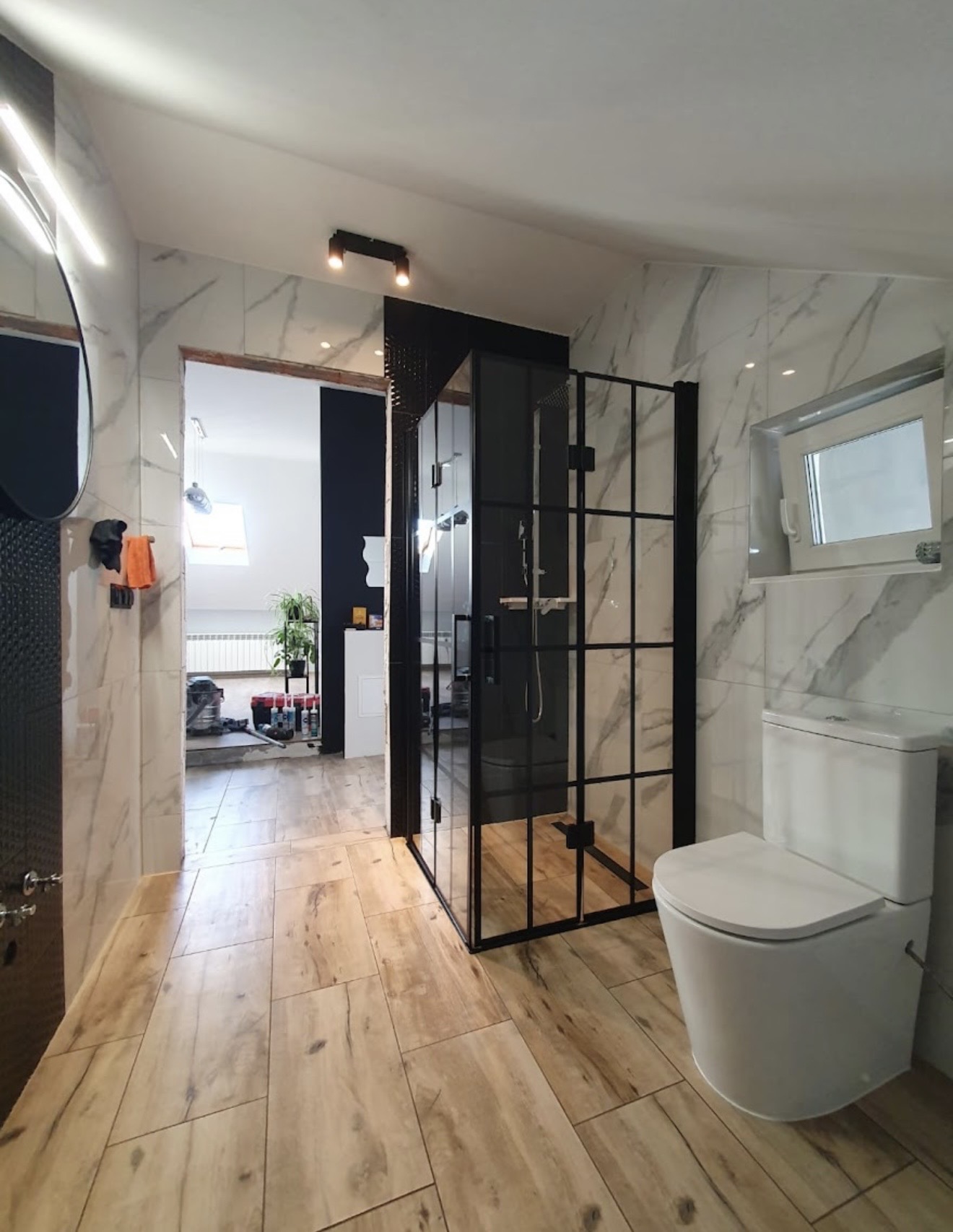 Realizacja łazienka prysznic